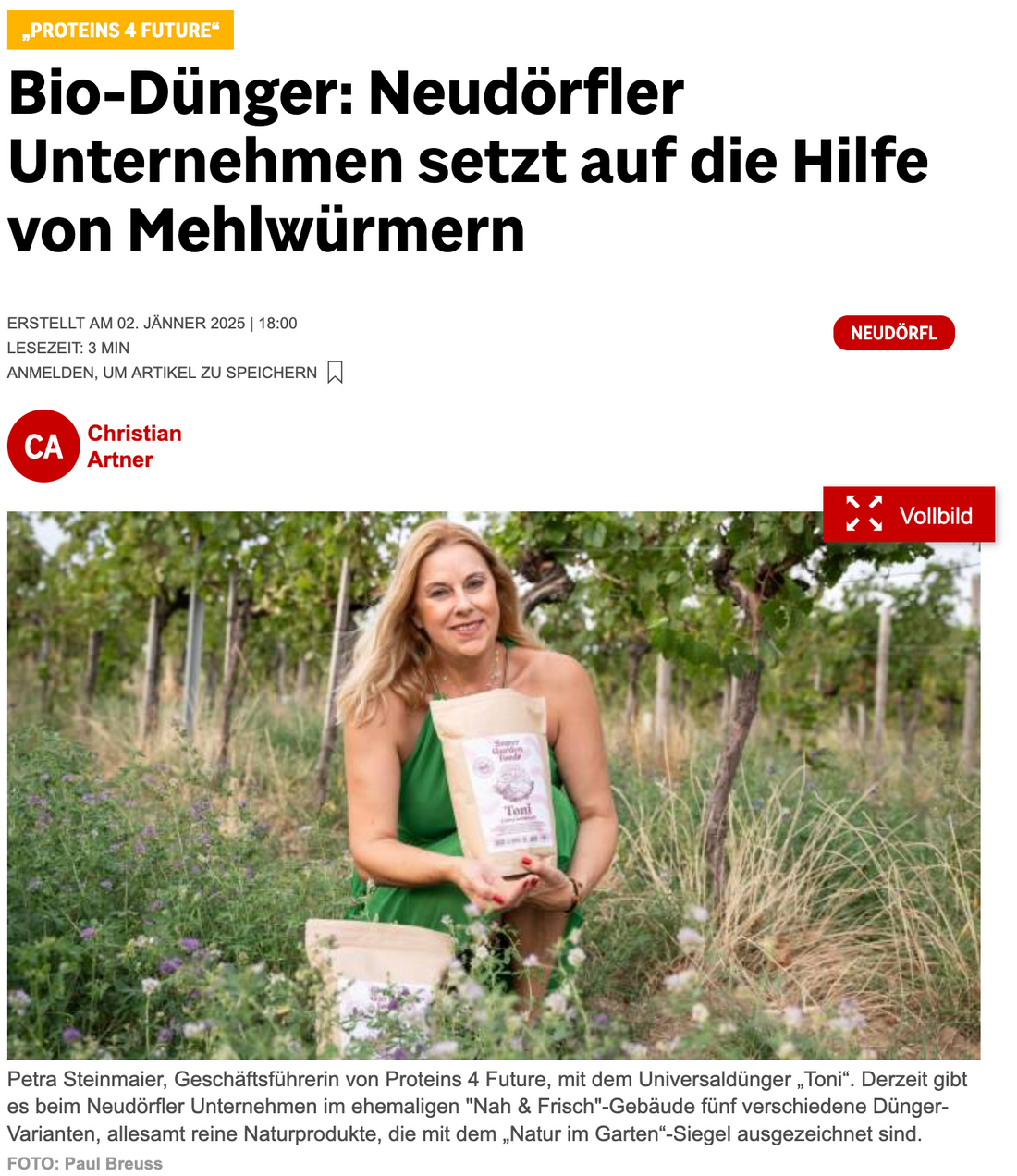 SuperGardenfood in der BVZ