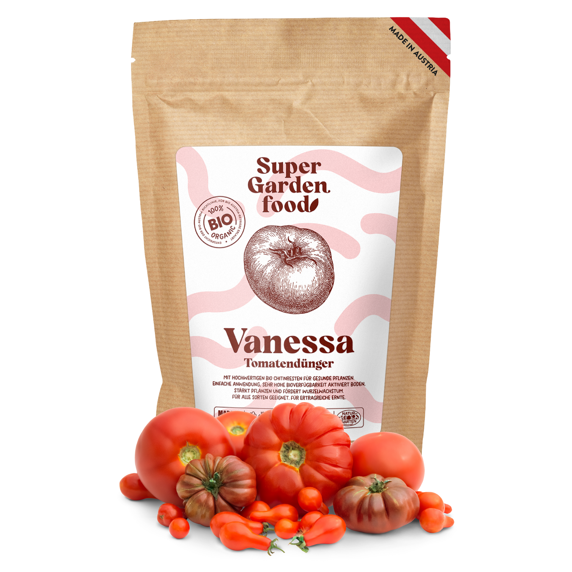 Vanessa Bio Tomatendünger mit Chitin – SuperGardenfood