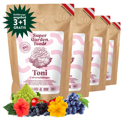 Universaldünger Toni 3kg + 1kg Gratis